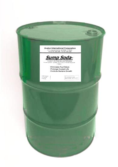 Sump Soda - 55 gallon drum; Eliminates Foul odors.  Prolongs coolant life.  Controls bacteria growth.